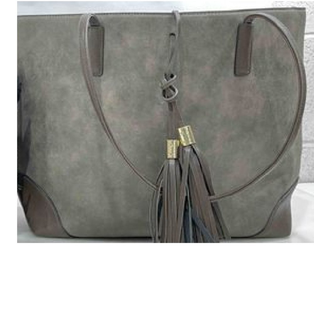 Purse Tote Bag Taupe, Brown Color